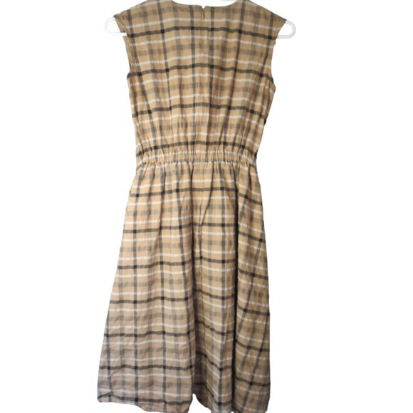 AG - AQUA GIRL - retro style checked dress - size small. - Picture 3 of 9